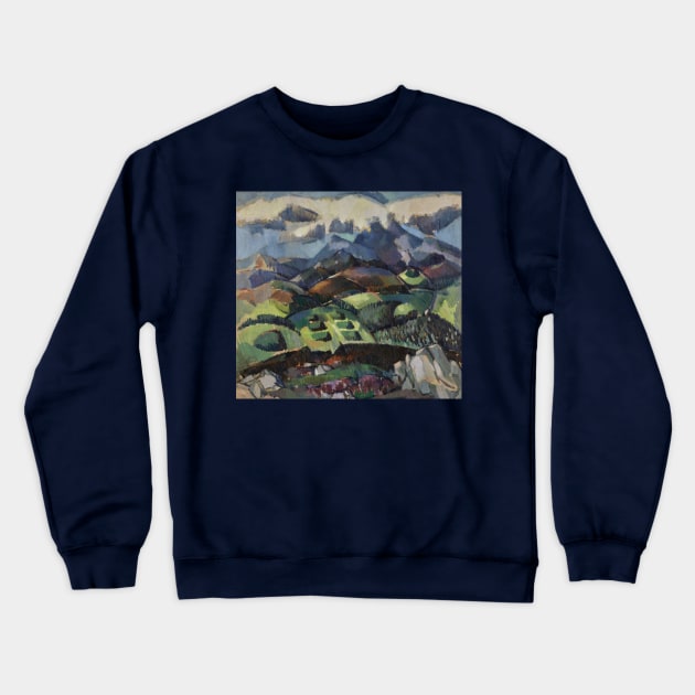 Landscape painting by John Duncan (1866-1945) Crewneck Sweatshirt by immortalpeaches